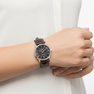 NWT Edox Fashion Ladies Quartz Steel Authentic Watch